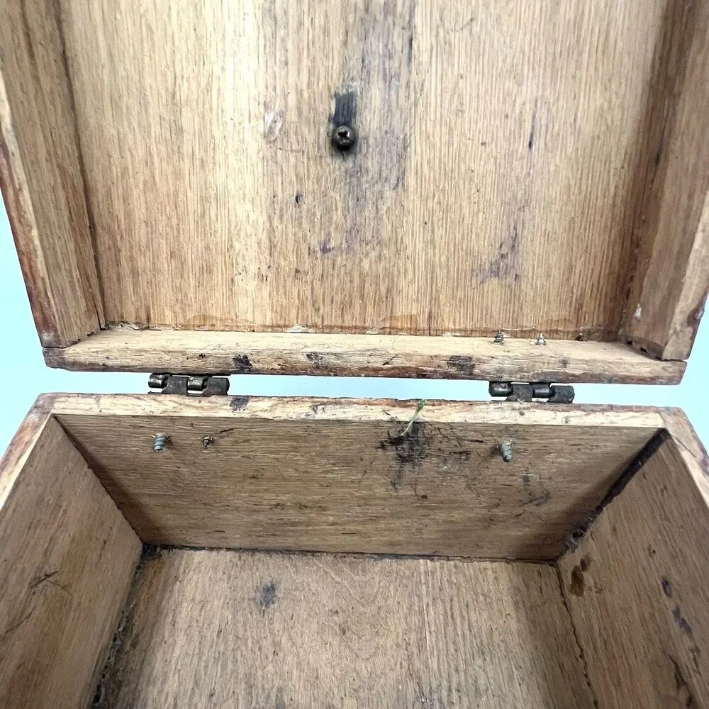 Shoe Shine Box Kit Vintage Griffin Shinemaster Wooden Footrest Polish Brushes